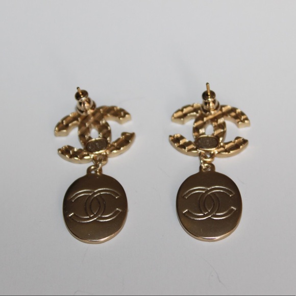 Chanel Earrings w/CoCo Image - Picture 4 of 5